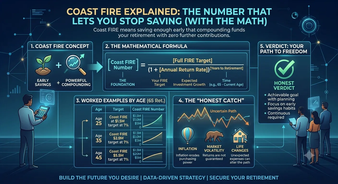 Illustration for Coast FIRE explained guide